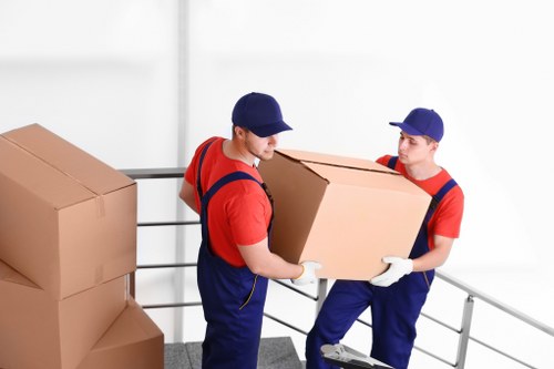 Local removals team preparing for a same-day move in Watford
