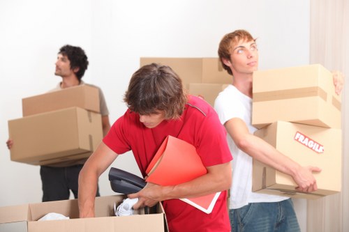 Moving van outside a Watford residential property for a student move